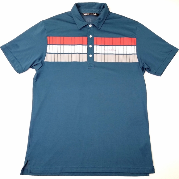 Travis Mathew Other - Travis Mathew Men's Golf Polo Shirt Sz L Pima